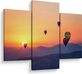 Hőlégballon képe (90x60 cm)