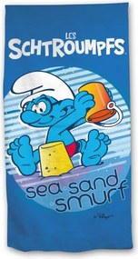 Hupikék törpikék Sea Sand fürdőlepedő, strand törölköző 70x140cm (Fast Dry)