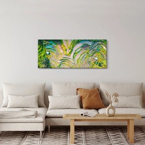 A rizsföldek képe madártávlatból (120x50 cm)