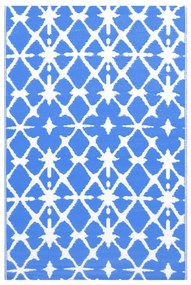 kültéri szőnyeg ARAKIL kék-fehér 80x150 cm PP