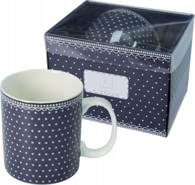 Livello Jumbo porcelán bögre 670 ml teás kávéhoz nagy pöttyös