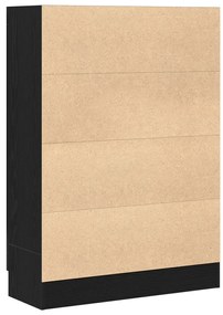Könyvespolc Fekete Tölgy 82,5x30,5x115 cm Mérnöki Fa