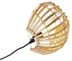 Rusztikus fali lámpa bambuszból - Canna