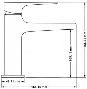 Mexen Lynx DQ62 fürdőszett, arany, 745913DQ62-50