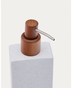 Krémszínű kerámia szappanadagoló 650 ml Careli – Kave Home