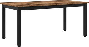 vidaXL Dohányzóasztal Öreg fa 100 x 50 x 45 cm Faanyag