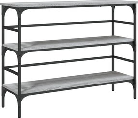 vidaXL szürke sonoma színű szerelt fa tálalóasztal 100x32x75 cm