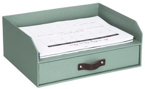 Zöld karton fiókos-dokumentumokhoz rendszerező Walter Canvas Paper Laminate – Bigso