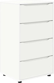vidaXL Tároló szekrények 2 pcs Fehér 60 x 48 x 105 cm Faanyag