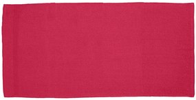 ELEGANZA törölköző 50x100 cm bordó, 100% pamut