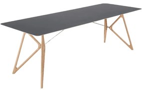 Tölgyfa étkezőasztal 240x90 cm Tink - Gazzda