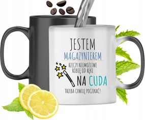 Mágikus Bögre Raktárosnak Színváltós, fényképes nyomattal