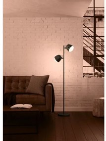 Eglo 390048 - Állólámpa UPANEMA 2xE27/28W/230V fekete