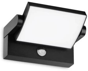 Ideal Lux -LED Kültéri fali lámpa érzékelővel SWIPE LED/21W/230V CRI 90 IP54 fekete