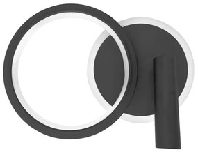 LED fali spotlámpa MONET LED/16W/230V fekete