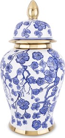 Dekoratív kerámia tároló doboz Amfora Gravírozás