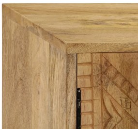 tömör mangófa tálalószekrény 110 x 30 x 60 cm