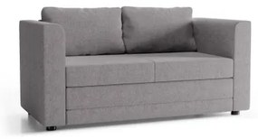 Kárpitozott, kihúzható kétszemélyes karfás kanapé LAYLA szürke