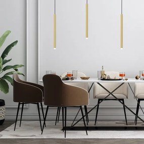 Csillár zsinóron MONZA 1xG9/8W/230V arany