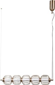ITALUX PND-34405-5-HBR PEDRO Modern Led Függesztett Lámpa Arany LED IP20