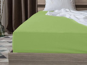 Jersey EXCLUSIVE zöld lepedő 90x200 cm Grammsúly (rost sűrűség): Lux (190 g/m2)