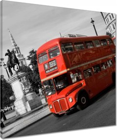 Vászonkép 50x50 Vörös busz London
