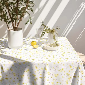 Goldea szögletes terítő valencia - nárciszok 100 x 100 cm