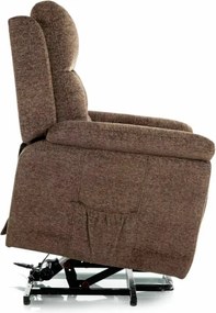 Morgan Raven elektromos dönthető fotel cappuccino