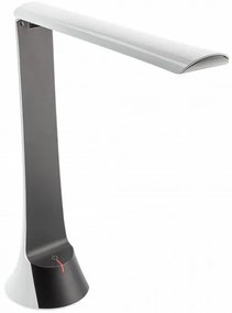 Lámpa Asztali FLOWER 4W, 240lm, DC 5V, 1A, 4000K, battery 1800MAh, Ra>80, fekete/fehér