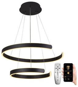 NEDES LED Dimmelhető csillár zsinóron LED/120W/230V 3000-6500K + távirányító ND3483