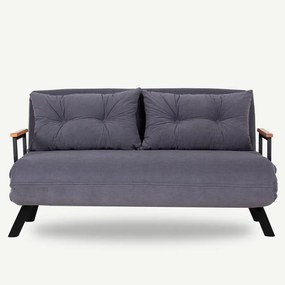 2 személyes kanapéágy Homoko 2-Seater - Szürke