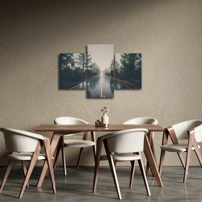 Egy út képe az esőben (90x60 cm)