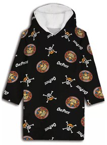 One Piece Thousand Sunny belebújós plüss polár takaró, poncsó 7-14 év
