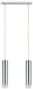 Csillár zsinóron ARMIN 2xGU10/10W/230V fényezett króm