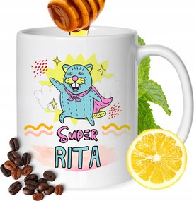 Bögre Rita Barátnő Feleség Barátnő Ajándék Nyomtatott Fehér 330ml