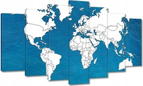 Festmények 140x80 Világtérkép