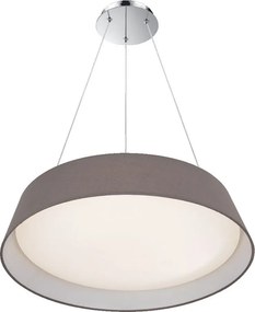 PREZENT 45132 VASCO Modern Led Függesztett Lámpa Fehér, Króm, Szürke LED IP20
