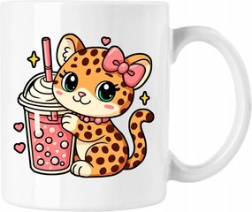 Cica Bögre És Bubble Tea Fehér 330ml