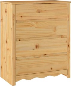 vidaXL Fiókos szekrény fiókkal Drammen Tölgy színű 76,5 x 40 x 91 cm