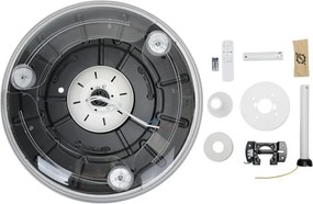 Aigostar-LED Fényerőszabályozható mennyezeti ventilátor LED/50W/230V 2700-6500K 106 cm+ távirányító fehér