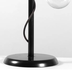 ONLI - Asztali lámpa WIRE 1xE27/15W/230V 50 cm fekete