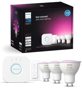 Philips Induló kélszlet Philips Hue WACA 3xGU10/4,2W/230V 2000-6500K+ csatlakozó berendezés P6178