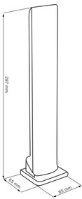 Polux GAMER 326591 Asztali lámpa 2x5W/LED RGBW IP20