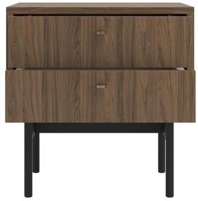 Éjjeliszekrény Oscar O3  (dió + fekete). 1100508