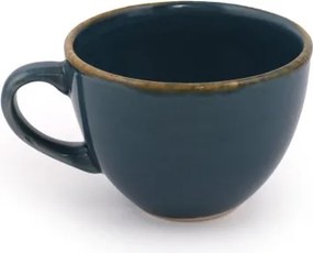 4 részes kerámia kávéscsésze készlet csészealjjal 215 ml