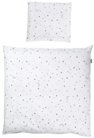 Fehér pamut gyerek ágyneműhuzat babaágyhoz 80x80 cm Sternenzauber – Roba
