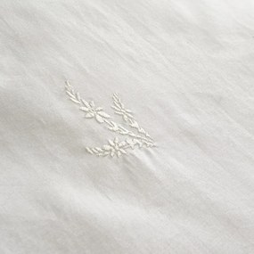 Pamut párnahuzat 50x75 cm Lottie Floral Embroidery – Bianca