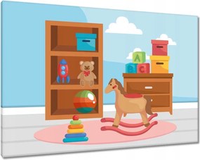 Képek 100x70 Játékok a gyerekszobába