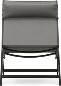 Szürke fém kerti fotel Canutells – Kave Home