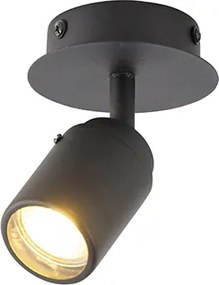 Modern fürdőszoba spotlámpa fekete IP44 - Ducha